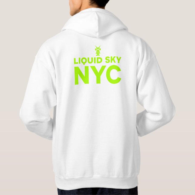 Sudadera SALÓN DE CIELO LÍQUIDO (huella verde) CON IMPRESIÓ (Reverso)
