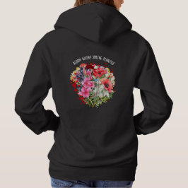 Sudadera SALÓN personalizada DONDE ESTÁS PLANTADO Floral
