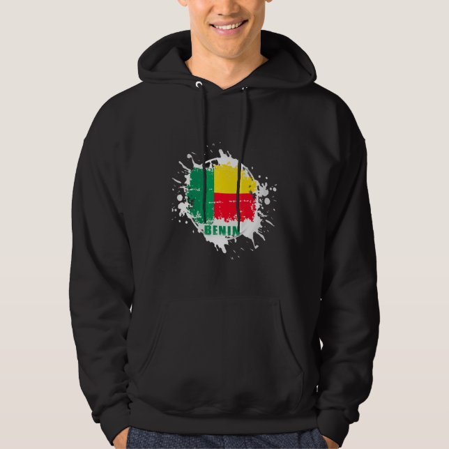 Sudadera Salpicadura de Benín (Anverso)
