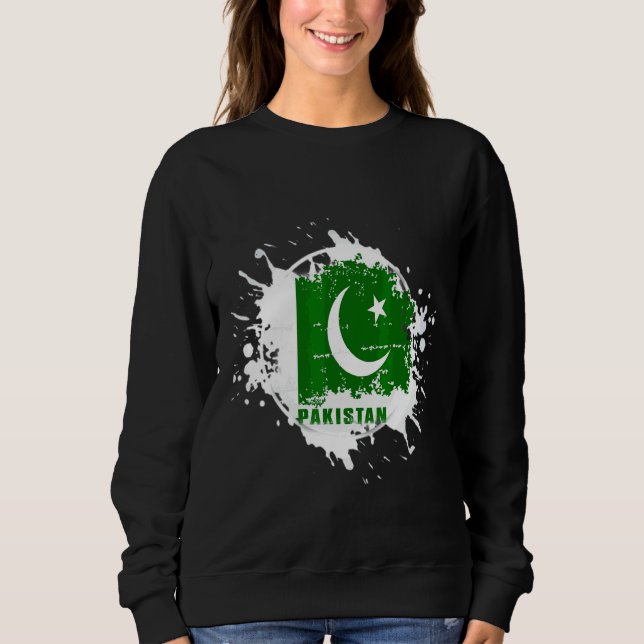 Sudadera Salpicadura de Pakistán (Anverso)