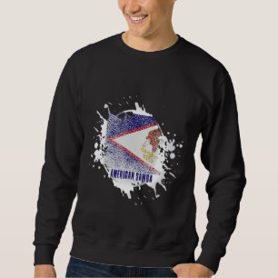 Sudadera Salpicadura de Samoa Americana