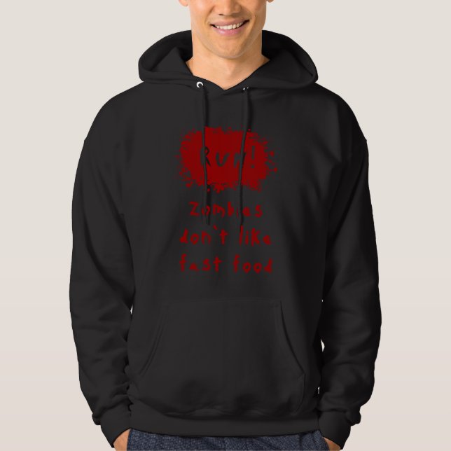 Sudadera Salpicadura de sangre Zombie Halloween (Anverso)