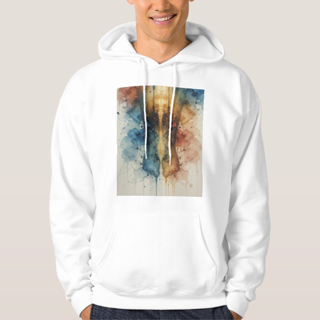 Sudadera Salpicaduras, vibraciones de pintura, (Anverso)