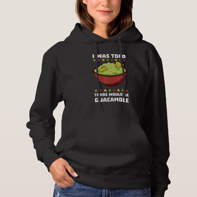 Sudadera Salsa de Aguacate Guacamole Comida Mexicana Basada (Anverso)