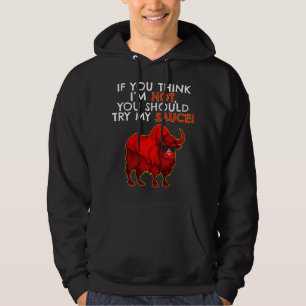 Sudadera Salsa de Búfalo Divertida Dibujo Animado Ala de Po