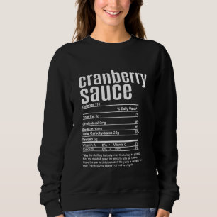 Sudadera Salsa de Cranberry Familia Acción de Gracias Nutri