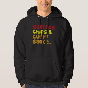 Sudadera Salsa de salchichas y salsa de curry.