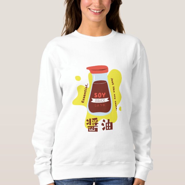 Sudadera Salsa de soja japonesa suave (Anverso)