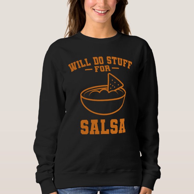 Sudadera Salsa y Chips Comida Mexicana Cocina Cinco De Mayo (Anverso)