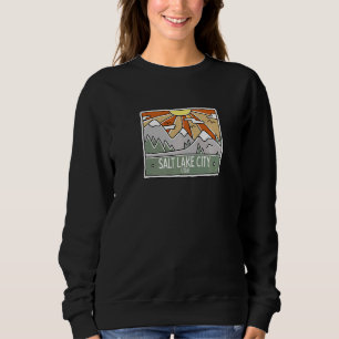 Sudadera Salt Lake City Montañas Utah UT Vacation Souvenir