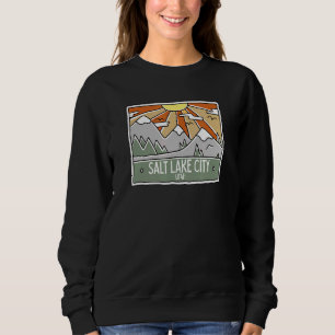 Sudadera Salt Lake City Montañas Utah UT Vacation Souvenir