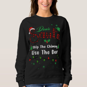 Sudadera Salta La Chimenea, Usa La Puerta Navidad Correspon