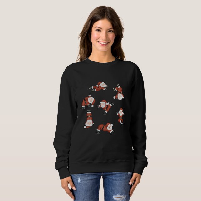 Sudadera Saltador de Navidades de Santa (Anverso completo)