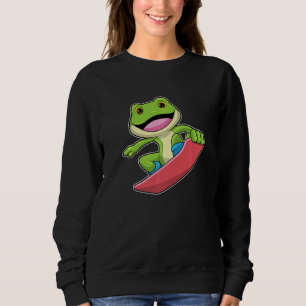 Sudadera Saltador de snowboard en nieve Deportes de inviern