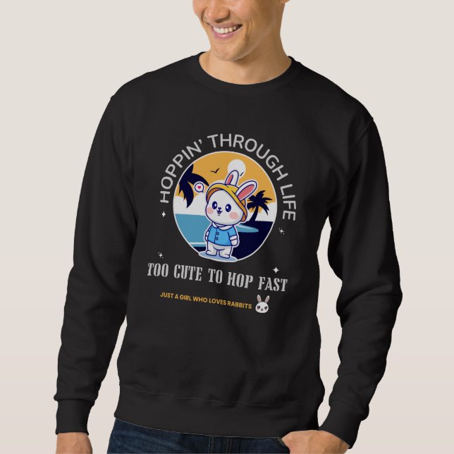 Sudadera Saltando a través de la vida (Anverso)