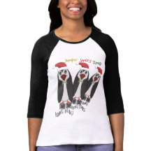 Saltando de Navidades Jiminy - Graciosos pingüinos