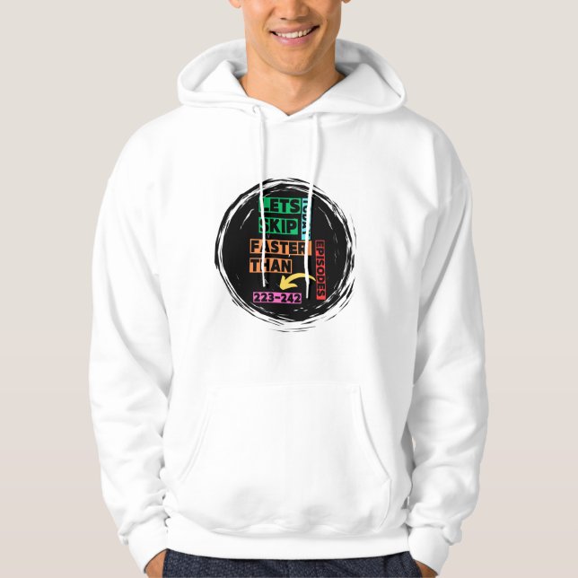 Sudadera "Saltemos hoy" Funny Anime Hoodie (Anverso)