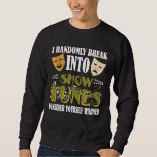 Sudadera Salto Al Azar Al Teatro Musical Tunes