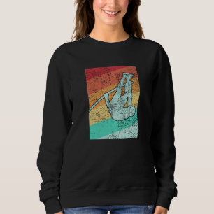 Sudadera Salto con Pértiga Vintage Retro