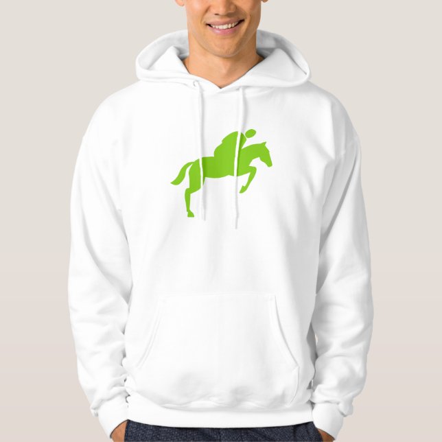 Sudadera Salto de caballo - Verde marciano (Anverso)