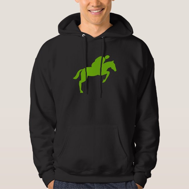 Sudadera Salto de caballo - Verde marciano (Anverso)
