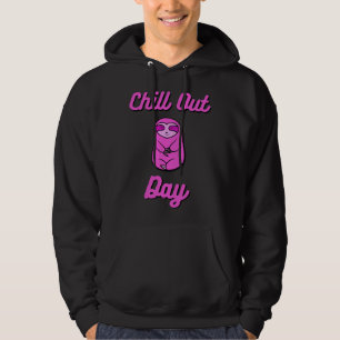 Sudadera Salto de Chill Day Pink Sloth Bear