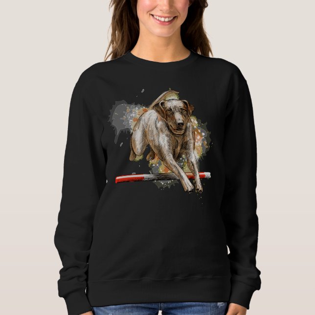 Sudadera Salto de Labrador Recuperador (Anverso)