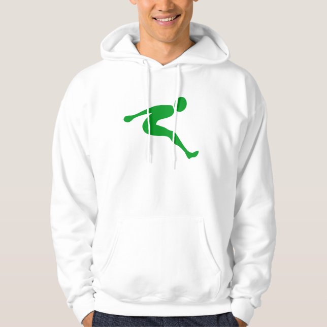 Sudadera Salto de longitud - Verde hierba (Anverso)
