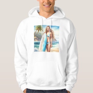 Sudadera salto de punto de acción chica