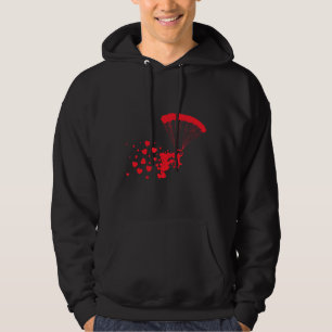 Sudadera Salto De Salto De Skydiving I Silhouette Para Entr