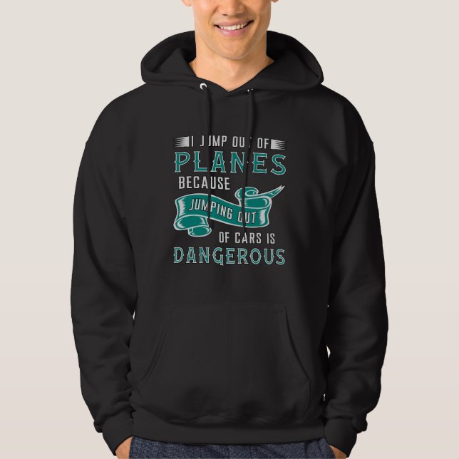 Sudadera Salto De Skydiver De Aviones En Skydive (Anverso)