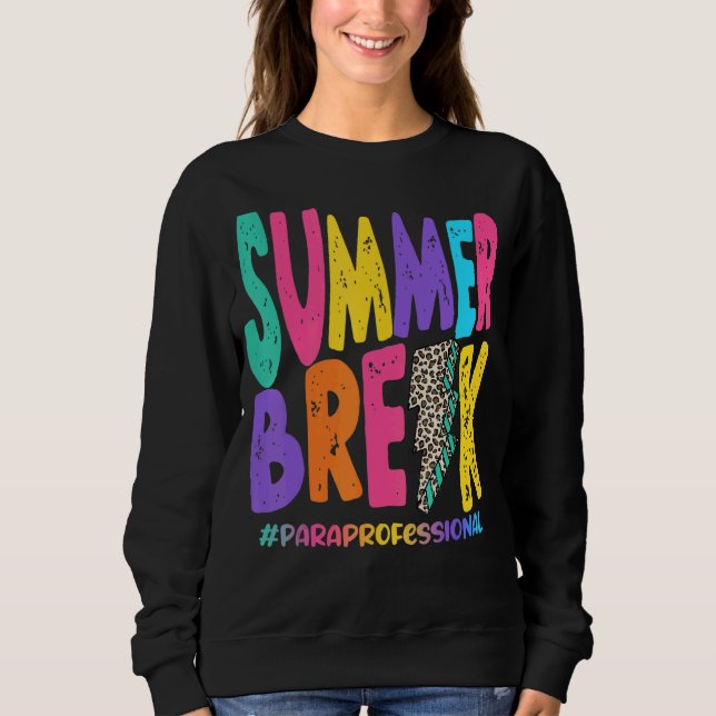 Sudadera Salto de verano paraprofesional de la vida con pro (Anverso)