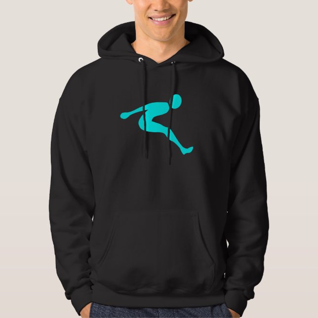 Sudadera Salto largo - cian (Anverso)