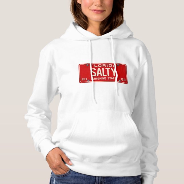 Sudadera Salty Life 1969 | Retro Florida License Plate Surf (Anverso)