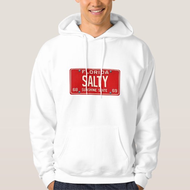 Sudadera Salty Life 1969 | Retro Florida License Plate Surf (Anverso)