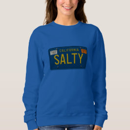 Sudadera Salty -Retro 1969 California License Plate Graphic