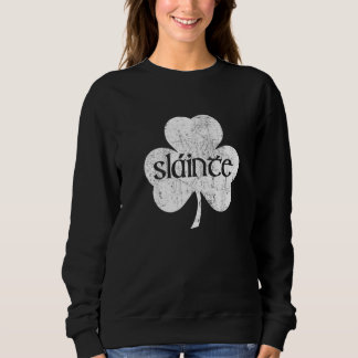 Sudadera Salud Antiguo Slainte Lindo Cheers Buena Salud Div