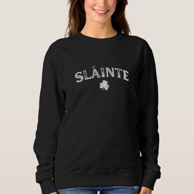 Sudadera Salud Cheers Diseño Irlandés (Anverso)