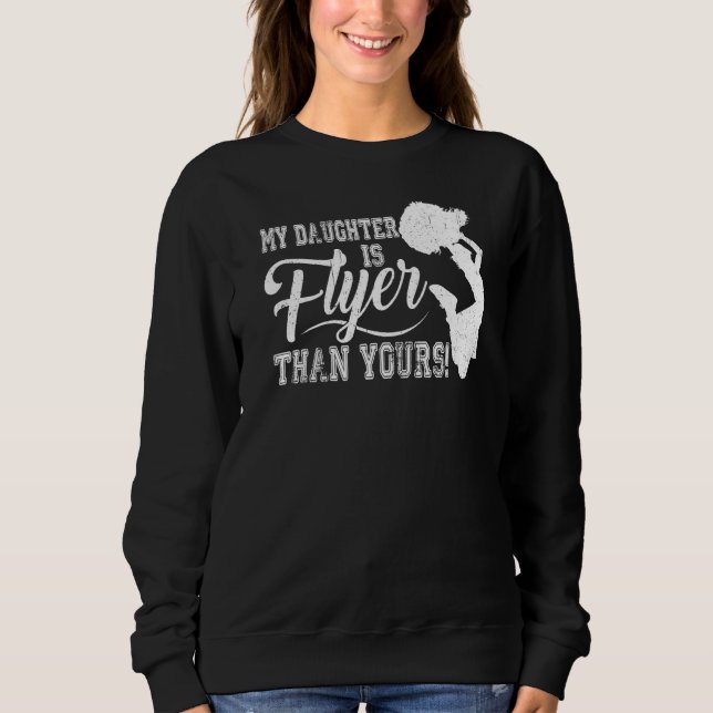 Sudadera Salud, Mamá, Alegre Papá, Mi Hija Es Volador. (Anverso)