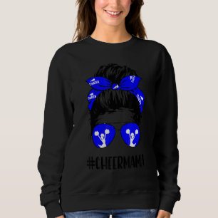 Sudadera Salud Mama Life Messy Bun Hair Cheerader Mother'