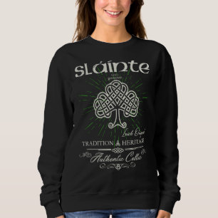 Sudadera Salud Nudo Celta Árbol de la Vida Día de San Patri