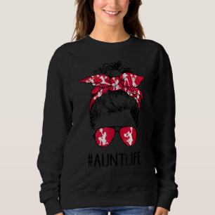 Sudadera Salud tía Life Messy Bun Hair Cheerader Mother'