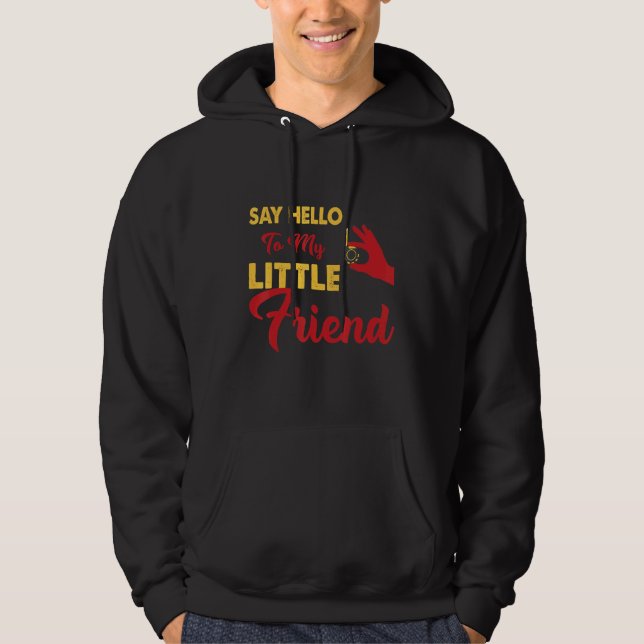 Sudadera Saluda a mi pequeño amigo (Anverso)