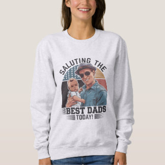 Sudadera Saludando a los mejores padres hoy - Feliz Día del
