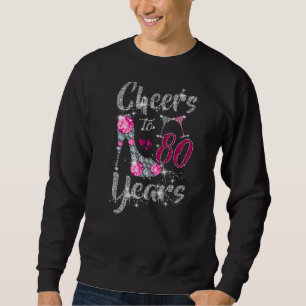Sudadera Saludos a 80 años 80 Nacimientos Zapatos de vino D