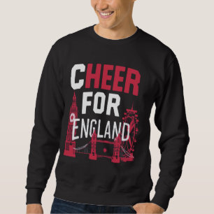 Sudadera Saludos a Inglaterra 2024 Apoyando al inglés patri