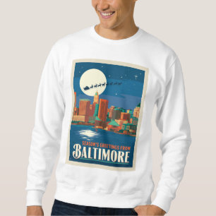 Sudadera Saludos de temporada de Baltimore