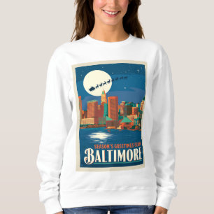 Sudadera Saludos de temporada de Baltimore