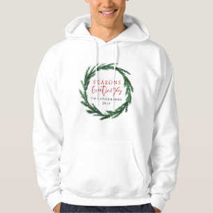 Sudadera Saludos de temporada la acuarela fue una fiesta mo