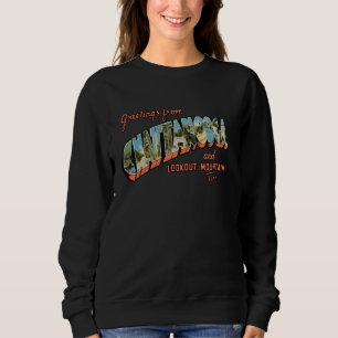 Sudadera Saludos desde Chattanooga Tennessee y Lookout Mou